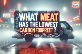 What meat has the lowest carbon footprint?